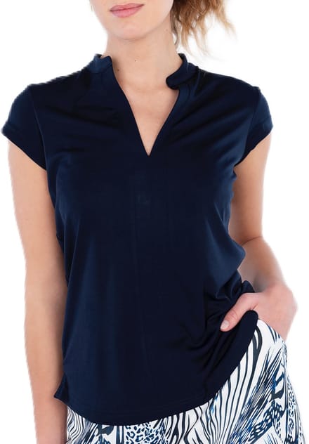 Func Factory dames polo Ace donkerblauw maat 48