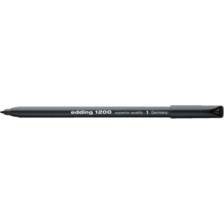 Edding Color Pennen 1200-01 - Zwart - Per Stuk