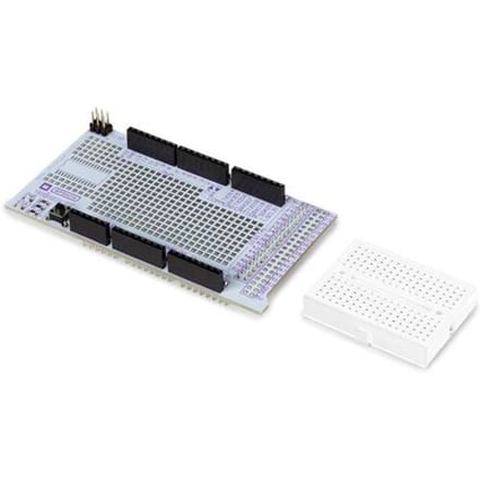 Whadda Protoshield voor Arduino® Mega, prototyping mini breadboard, resetknop, led