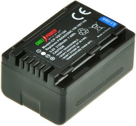 ChiliPower VW-VBT190 accu voor Panasonic - 2100mAh