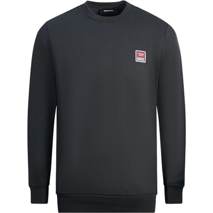 Diesel patch-logo zwart sweatshirt