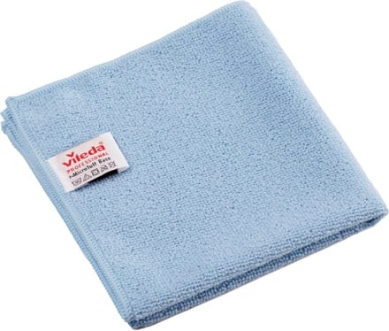 Vileda Professional r-MicroTuff Base microvezeldoek | pak van 5 stuks | blauw