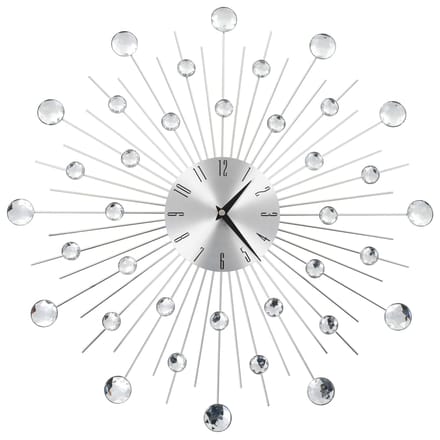 vidaXL - Wandklok - met - quartz-mechanisme - 50 - cm - modern - ontwerp