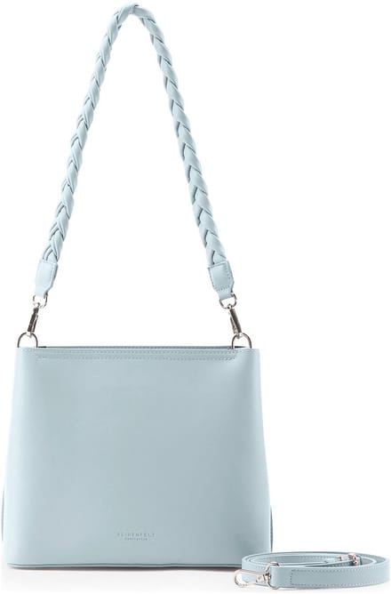 SEIDENFELT MANUFAKTUR Schoudertas Melbu Hobo Bag Ice blue Lichtblauw