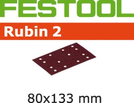 Schuurstroken STF 80X133 P60 Rubin 2 VE=10