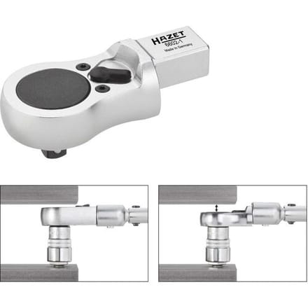Hazet 6602-1 Omkeerbare insteekratel 10 mm