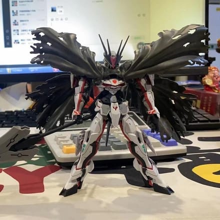 King Astray HG 1/144 PB Limiet Mech Bouwpakket Actiefiguren Jongenspuzzels Bureau Decoratie Cadeau Verzamelaar gray