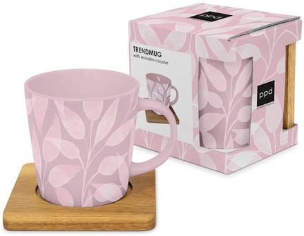 PPD - Mok 350 ml - Scandic Leaves rosé