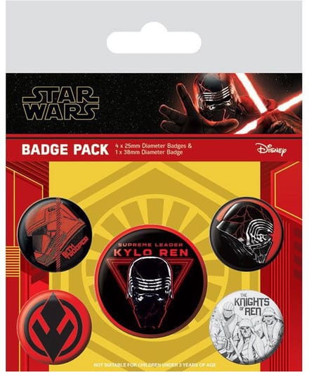 Star Wars: The Rise of Skywalker - Pack 5 Badges - Sith