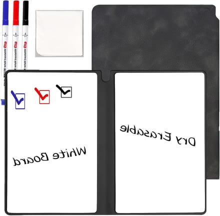 Compact A5 Mini Whiteboard Notebook met Pen en Doek, Herbruikbaar Droogwisbord voor Thuis, Kantoor en Notities