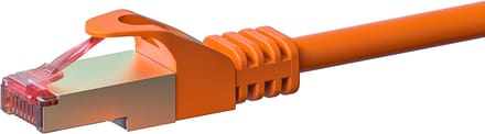 Danicom CAT6 S/FTP (PIMF) patchkabel - 2 meter oranje - netwerkkabel - internetkabel - UTP kabel - RJ45 - 1000 mbit/s