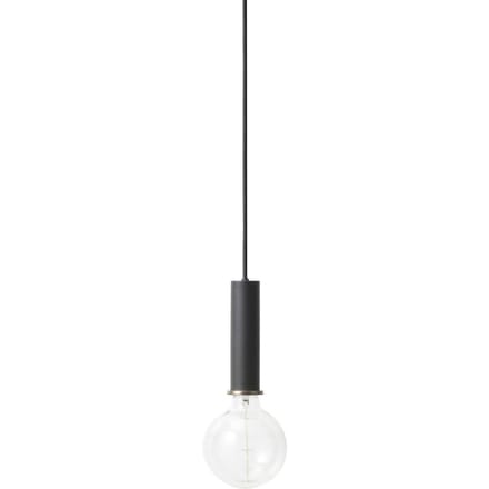 Ferm Living - Socket hanglamp - zwart - hoog