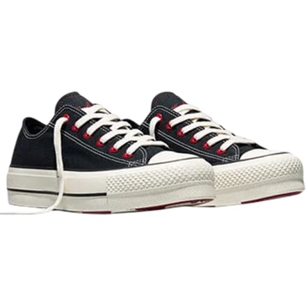 Converse Dames/Dames Chuck Taylor Canvas Platform Schoenen (Zwart)
