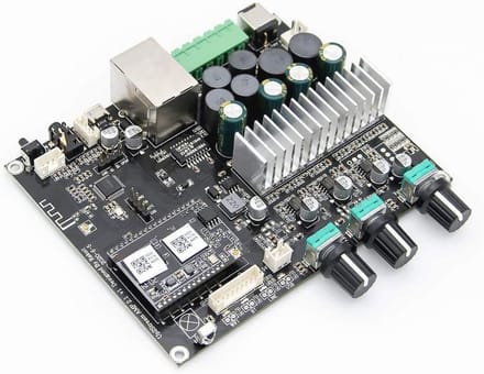 Mini versterker printplaat 2.1 met WiFi en Bluetooth - 50W x 2 + 100W subwoofer voor DIY audio