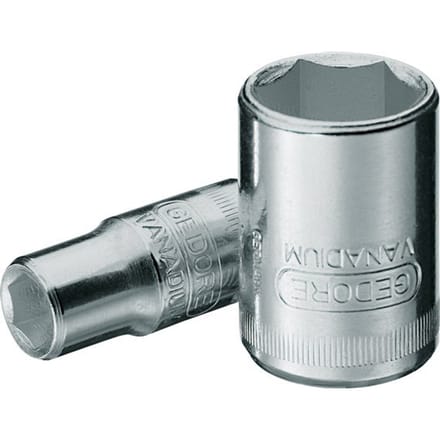 1/4" Gedore Dopsleutel voor 14mm Buitenzeskantbouten