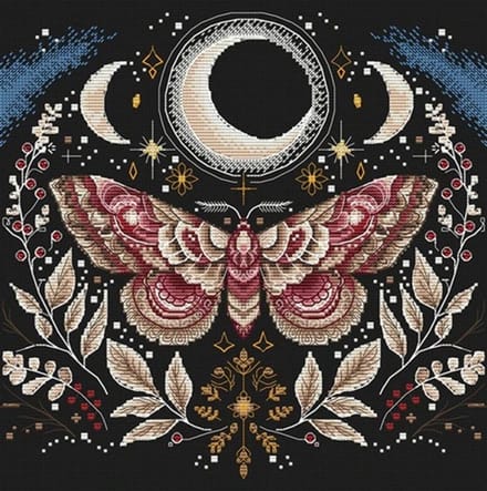 Borduurpakket AVA Stitch - The Moth - De Mot - 035