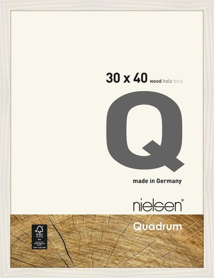 Nielsen Quadrum Houten Wissellijst White 30x40cm