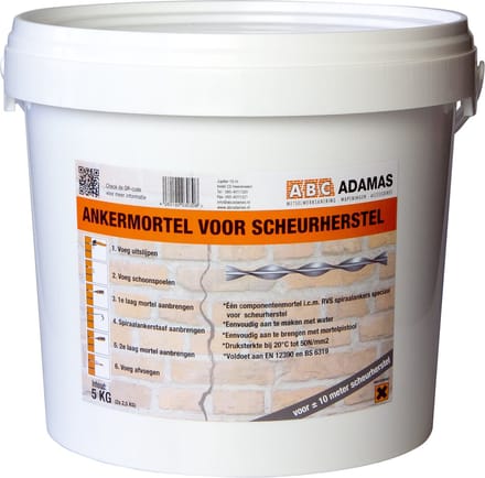 ABC Adamas Ankermortel 1-componenten Abs Adamas 5 Kg 5 KG