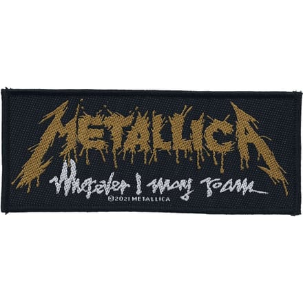 Metallica Wherever I May Roam Unisex Patch - zwart/wit/geel - Standard