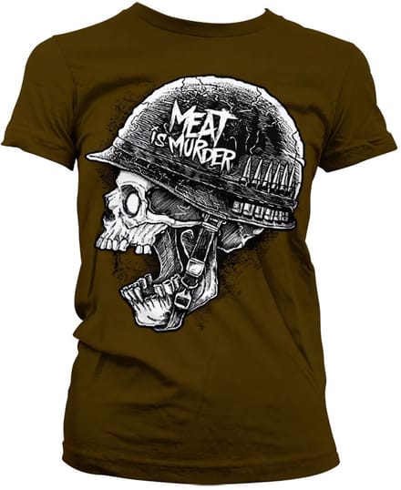 Hybris Dames-T-shirt „Meat Is Murder“ Girly SH-5-15747-H52-8