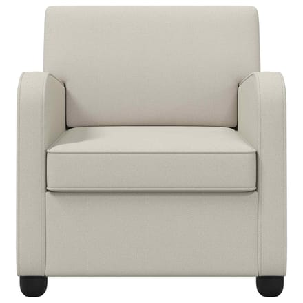 vidaXL - Fauteuil - Havermout - fluweel