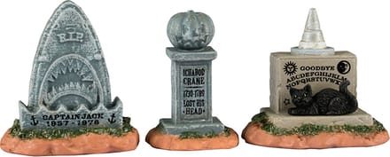Spooky Town - Horrid Headstones - Set van 3