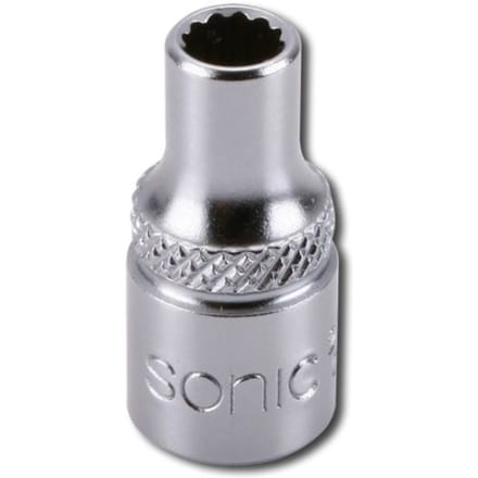 Sonic 12-kant Dop 1/4" 25mm - Professioneel Gereedschap