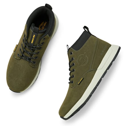 PME Legend - Heren Sneakers Ribber Mid - Groen - Maat 41