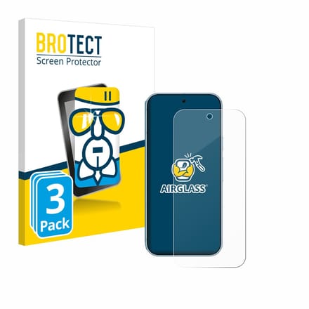 Screenprotector 3 Stuks voor Google Pixel 9 Pro Beschermglas transparant