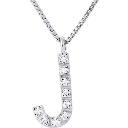 Collar ABC Diamonds 0,05 Cts BRIEF "J" 18K wit