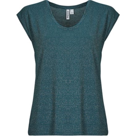 PIECES - PCBILLO TEE LUREX STRIPES JRS NOOS BC - Dames - T-shirts