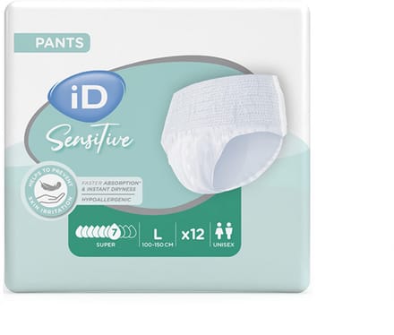 iD Sensitive Pants Super Large - 1 pak van 12 stuks