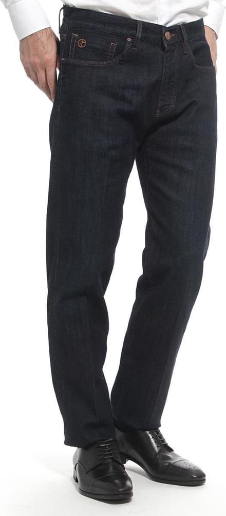Giorgio Armani Tapered Jeans - Blauw - Maat 33