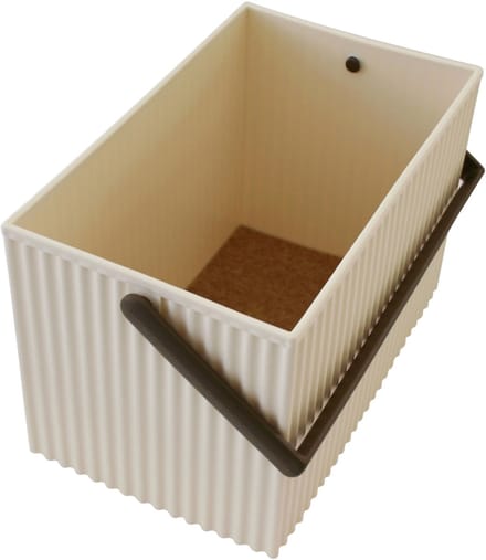Hachiman opbergdoos Omnioffre M, kunststof, polyester, ivoor, 228691