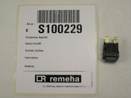 Remeha Schakelaar aan/uit, S100229