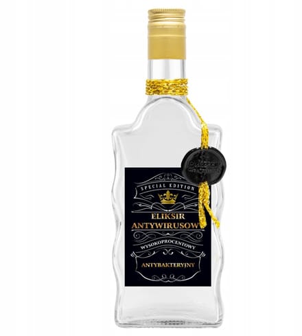 Bimberek Serie - Decoratieve Fles - 500ml - Elixer Antivirale