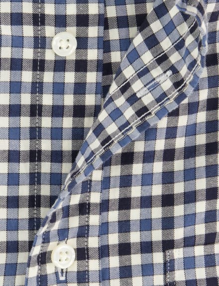 Casual overhemd Gant Regular Fit blauw katoen