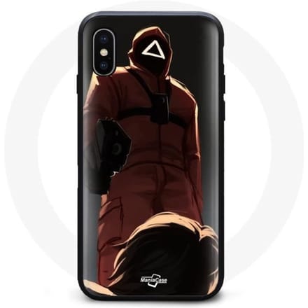 Coque Souple - Squid Game - Iphone XS Max - Noir - Motif Unique - Protection Optimale