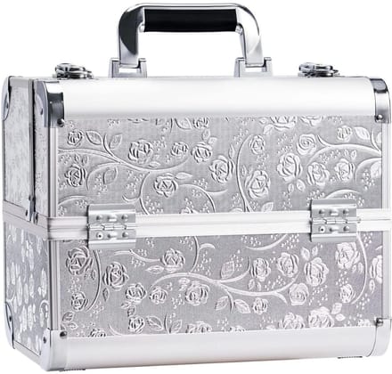 SCH® Nagellak Koffer - Nagellak- Zilver- 32cm x 21cm x 26cm
