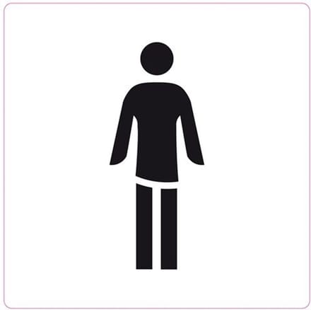 Ivana Pictogram Toilet Man