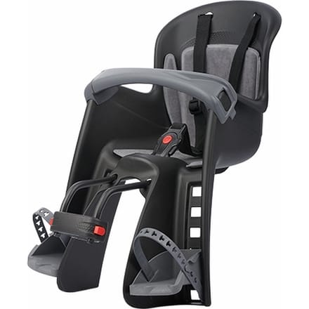 Polisport Bilby - Fietsstoeltje Voor + windscherm - Zwart
