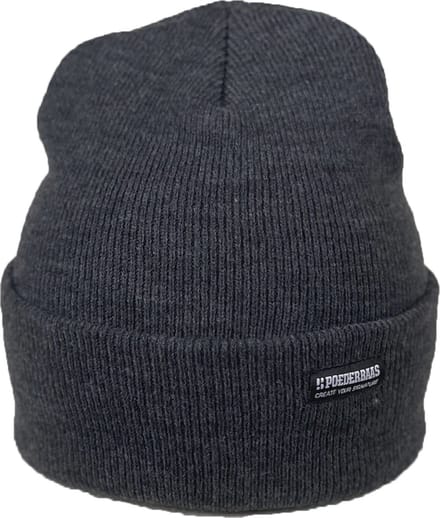 Poederbaas Muts warme wintermuts Thunder beanie - DarkGray -   -