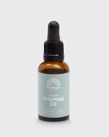 Mattisson - Vegan Vitamine D3 Druppels - Baby & Kind - 10 mcg - 25ml