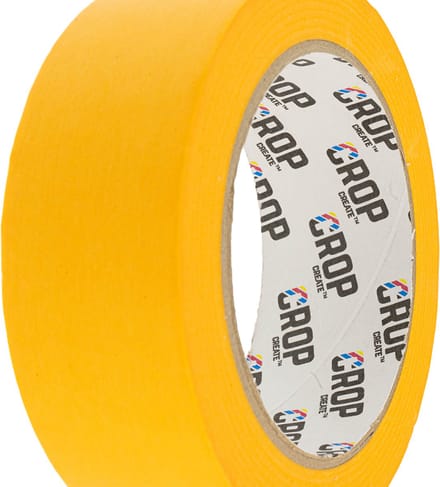 CROP Washi Tape Oranje 36mm - per rol