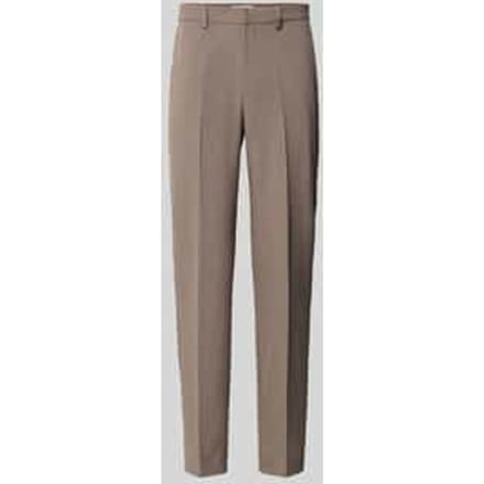 Slim fit stoffen broek met viscose-aandeel