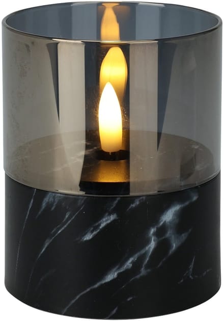 Allecto - Elegant glazen led-licht - Warm wit - Realistische laag