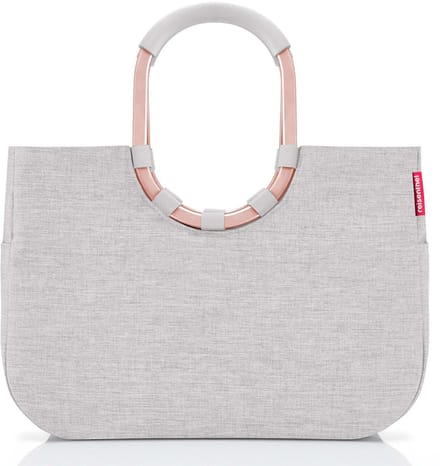 Reisenthel Loopshopper L Shopper - 25L - Frame Twist Sky Rose Grijs