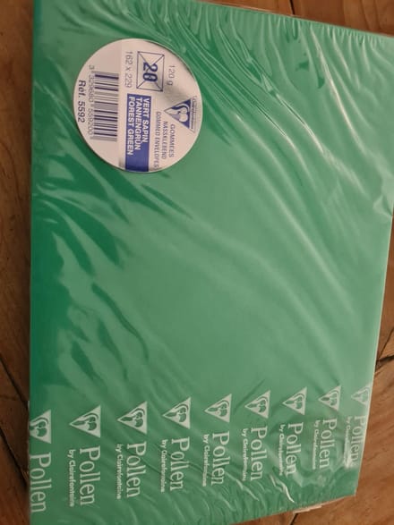 Clairefontaine 20 Enveloppen 162 x 229 Groen