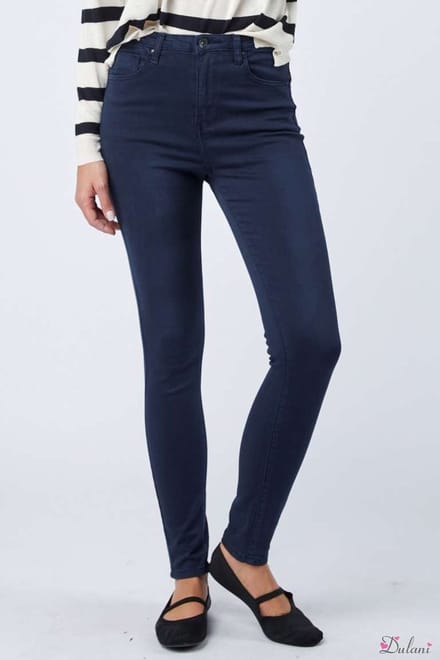 Broek Toxik3 hoge taille donkerblauw L185-157
