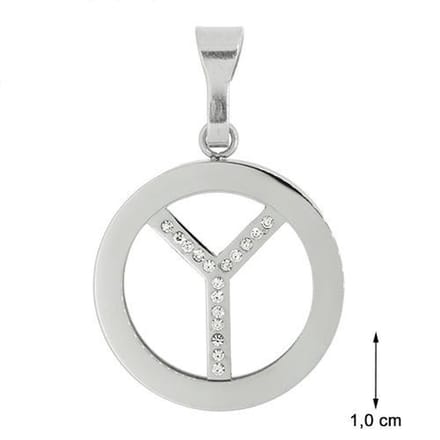 Blinx Jewels Stalen Hanger Y Symbool